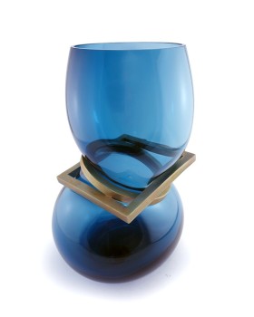 VASE HORACE - BLACK