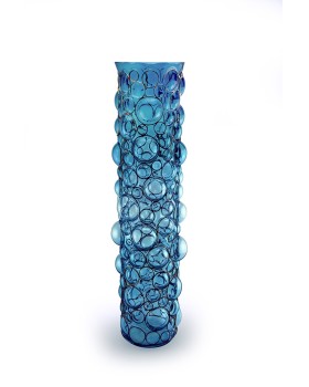 CHAMPAGNE - Vase en Verre Soufflé - SILVER