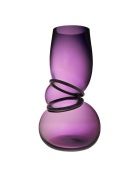 DOUBLE RING - Vase en Verre Soufflé - COLORS