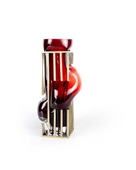 GEOMETRIC FREEDOM - Vase en Verre Soufflé - COLORS