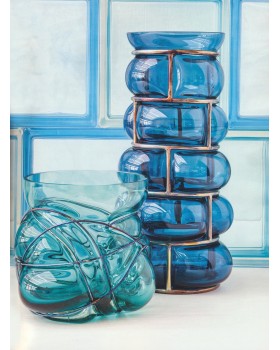 BRICK - Vase en Verre Soufflé - COLORS