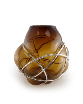 PELOTE Géante - Vase en Verre Soufflé - COLORS